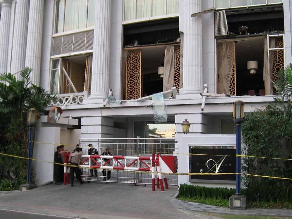 βόμβες στα ξενοδοχεία JW Marriott και Ritz Carlton. 2009 